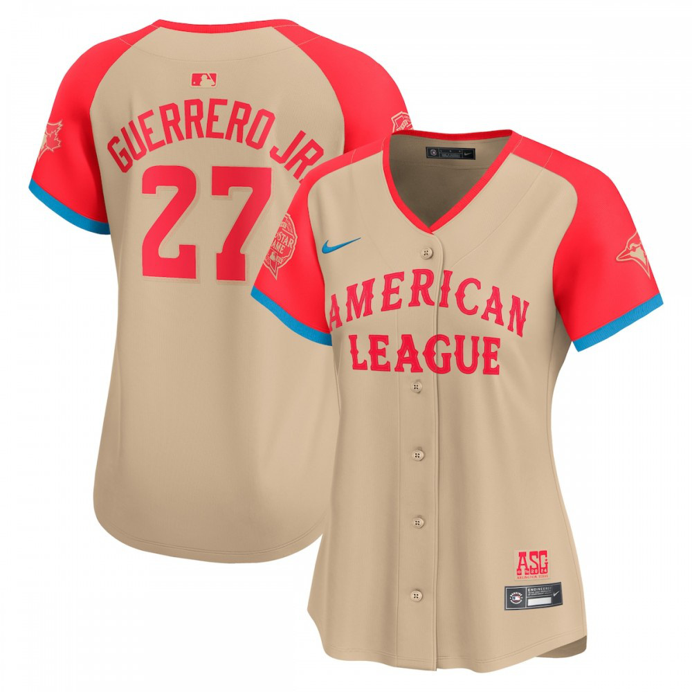 Vladimir Guerrero Jr. American League Women's 2024 MLB All-Star Game Limited Player Jersey - Cream-Pro Kit Vault | Brand New 26/27 Sports Jerseys